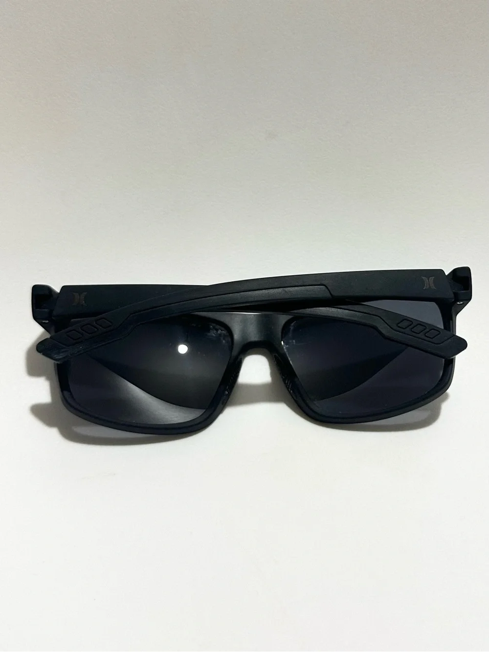 Hurley Ventura 2.0 HSM1028PFC Polarized Sunglasses Matte Black Wrap Sport